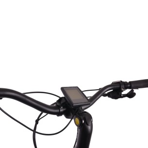 rower elektryczny trekkingowy MBM EREBUS czarny kierownica