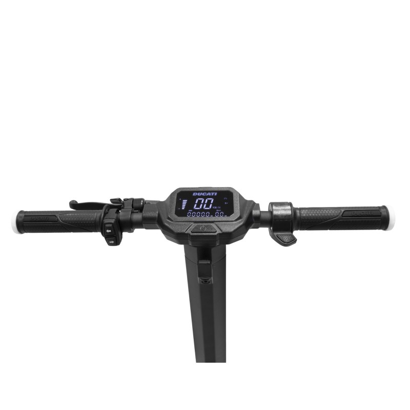 Hulajnoga elektryczna Ducati PRO II EVO, widok kierownicy i kontrolera