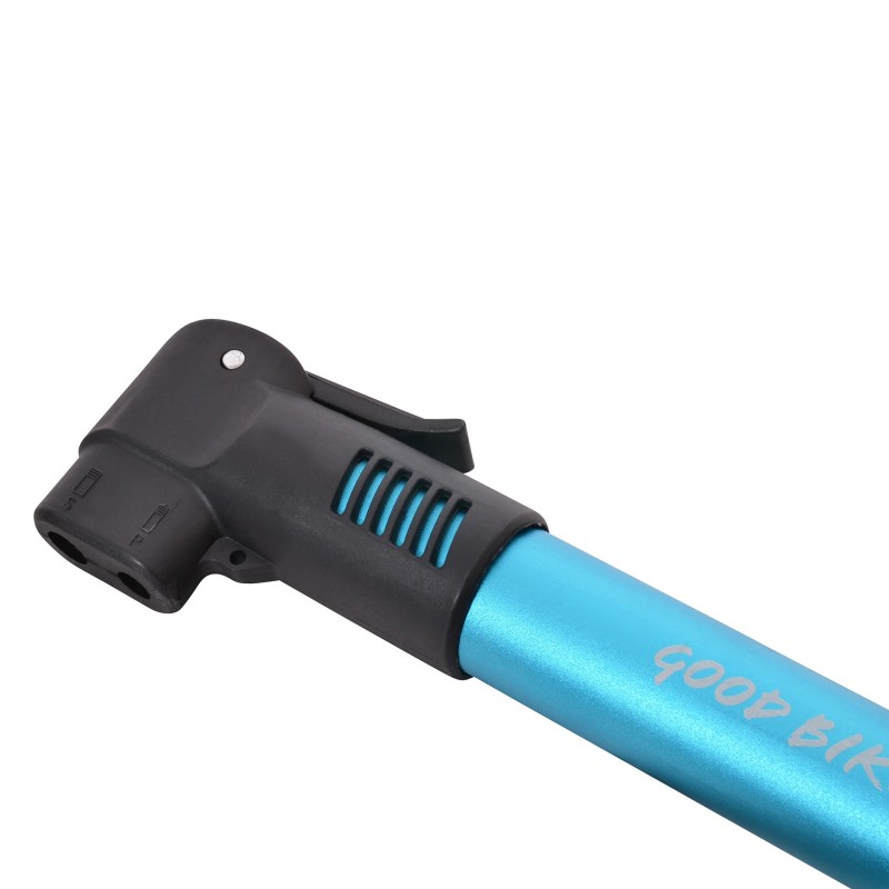 Pompka rowerowa mini DUAL, niebieska