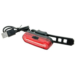 lampka rowerowa tylna, mocne czerwone światło, 16 LED, zestaw, BN94331