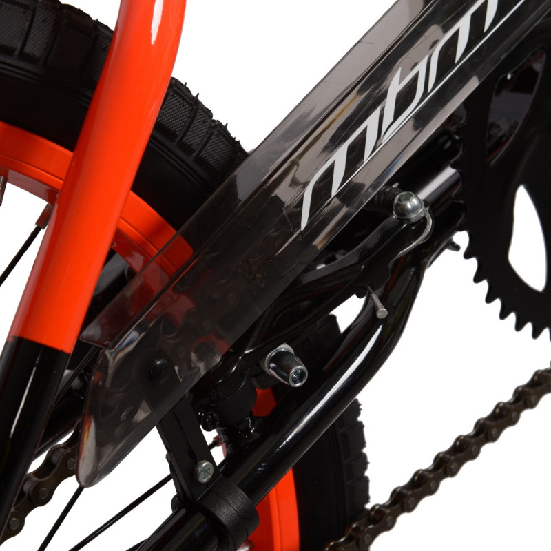 rower BMX INSTINCT 20" pomarańczowy osłona łańcucha