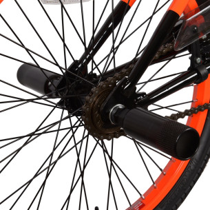 rower BMX INSTINCT 20" pomarańczowy piasta tył