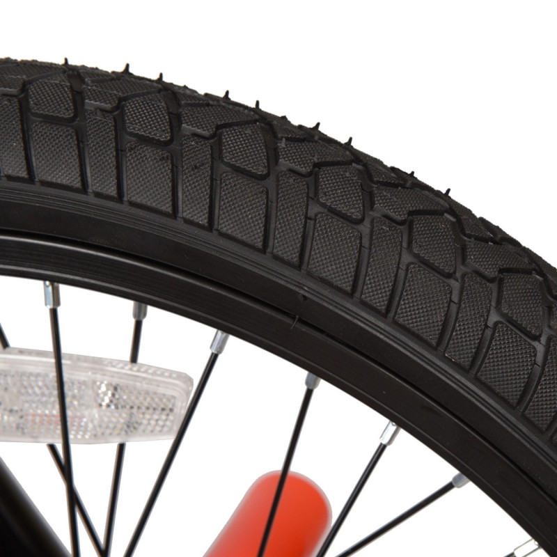 rower BMX INSTINCT 20" pomarańczowy opona