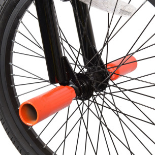 rower BMX INSTINCT 20" pomarańczowy piasta przód