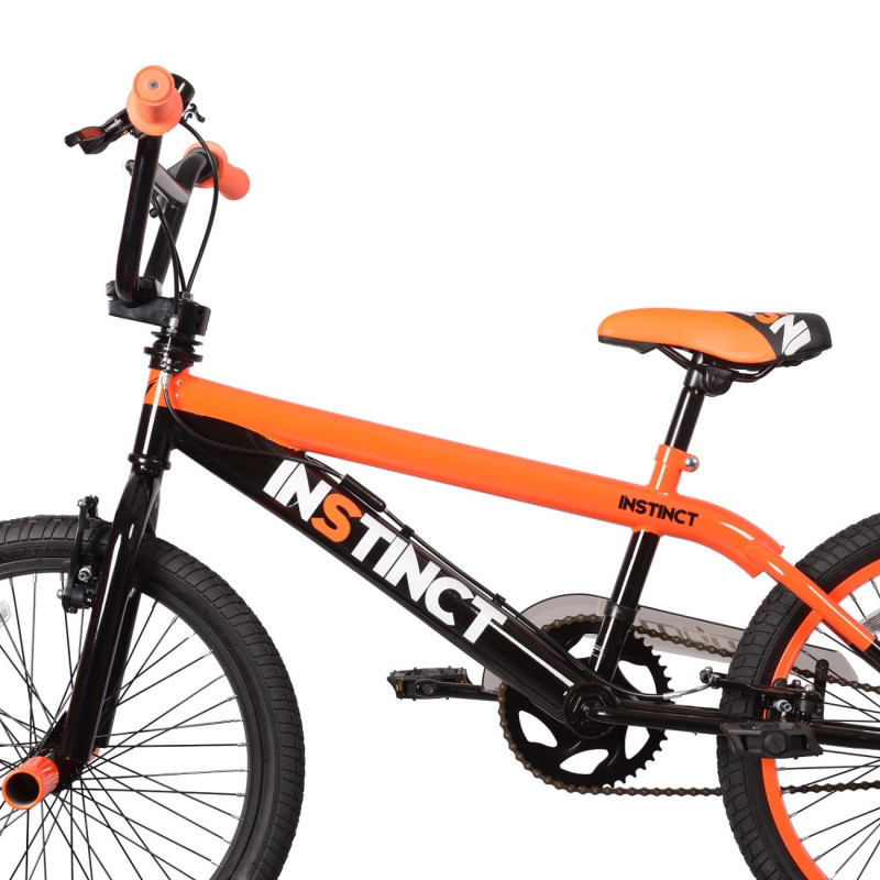 rower BMX INSTINCT 20" pomarańczowy bok